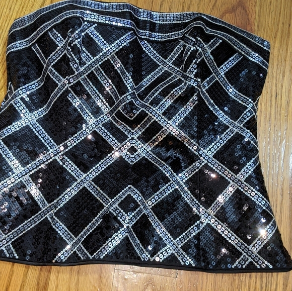 Sequin Bustier -White House Black Market - Picture 1 of 3